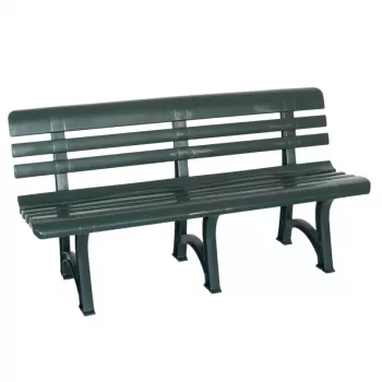BICA Panchina da giardino Olimpia 150x53x77cm verde