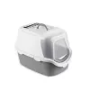STEFANPLAST Cathy Easy Clean Lettiera con cupola 56x40x40cm bianco/grigio