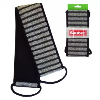 SAUBER Striscia scrub per schiena nero/beige