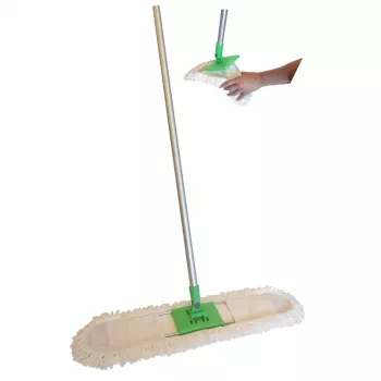 SAUBER Spazzolone per pavimenti Go-Pro 60cm con manico in alluminio 140cm