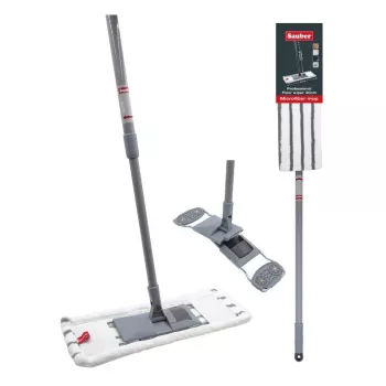 SAUBER Spazzolone per pavimenti 40cm con manico telescopico