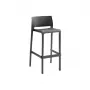 BICA Sgabello da bar da giardino Volga Stool 75 50x50x99cm grigio