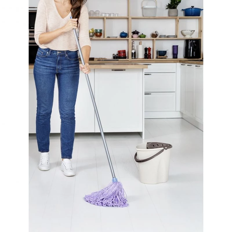 Tatay Ecohome Pattumiera 12 L con pulsante, grigio (151104106)