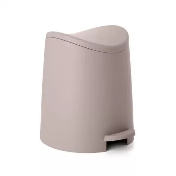 TATAY Pattumiera a pedale per bagno 3L standard marrone
