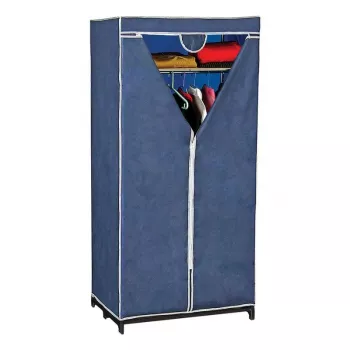 ORDINETT Armadio Jolly 75x50x160cm armadio contenitore blu
