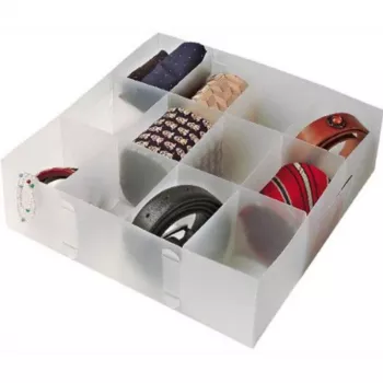 ORDINETT Organizer L 30,5x30,5x10cm Top Class scatola contenitore trasparente