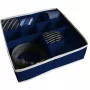 ORDINETT Scatola con scomparti L 30,5x30,5x10 cm blu