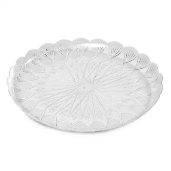 GUARDINI Easy Bake Teglie in plastica trasparente set da 2 Ø33 cm