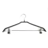 ORDINETT Grucce con clip 2 pz. acciaio/vinile antiscivolo 44 cm nero