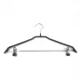ORDINETT Grucce con clip 2 pz. acciaio/vinile antiscivolo 44 cm nero