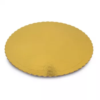 GUARDINI Easy Bake Stampini per torta in carta oro 32 cm 2 pz.