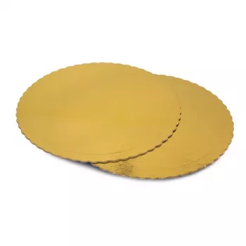 GUARDINI Easy Bake Stampini per torta in carta oro 32 cm 2 pz.
