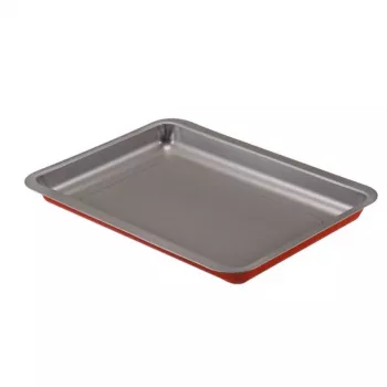 GUARDINI Teglia Rossana 39,5 x 30 x 2,5 cm teglia antiaderente in acciaio al carbonio, rettangolare