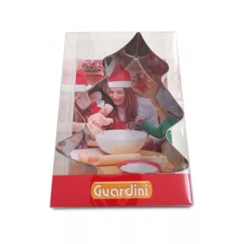 GUARDINI Stampo per torta albero di Natale 20 x 13,7 cm acciaio al carbonio antiaderente antracite