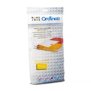 ORDINETT Sacchetti per conservazione sottovuoto confezione da 2, 80 x 120 cm, trasparente, extra grande