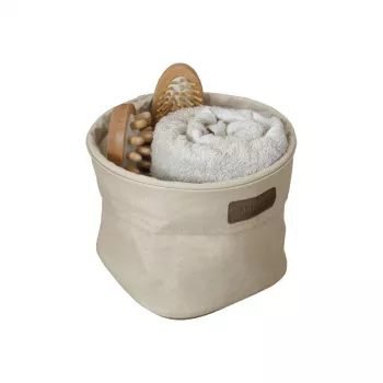 ORDINETT Scatola in tessuto S 18x18x14cm Ego ecru