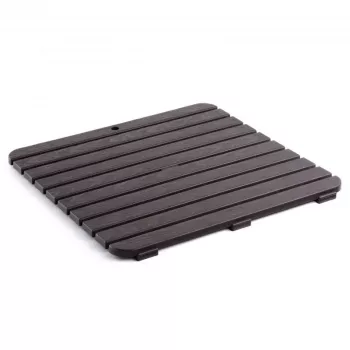 TATAY Piatto doccia 55x55cm marrone effetto ardesia quadrato