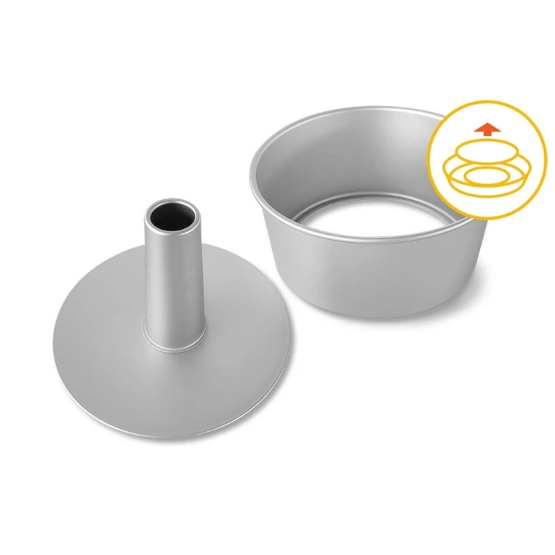 GUARDINI stampo per chiffon cake con fondo estraibile Professional Ø21x9,5cm