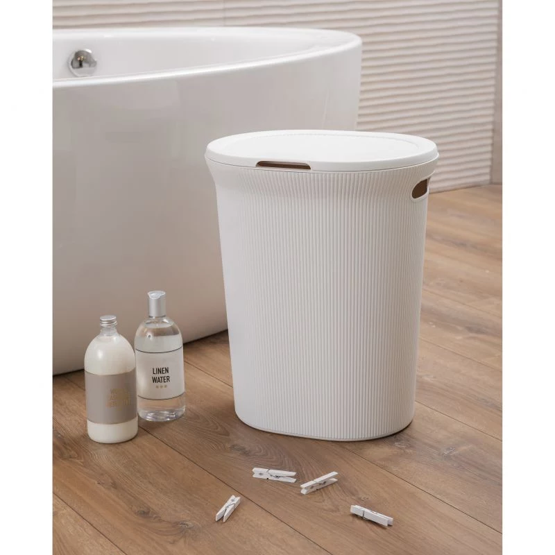 TATAY cesto portabiancheria Baobab 40L bianco