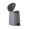 TATAY cestino da bagno con pedale 3L Standard grigio