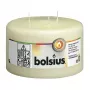 BOLSIUS cilindro portacandela Mamoth con 3 stoppini Ø100x150mm beige