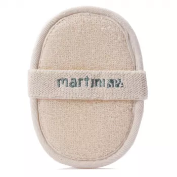 MARTINI SPA spugna esfoliante in luffa e cotone naturale