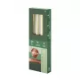 BOLSIUS candele da tavolo confezione da 4 argento 245/24 mm