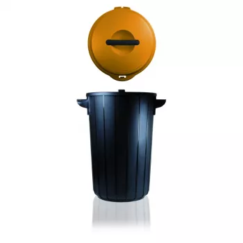GIOSTYLE Eco Solution 35L cestino grigio scuro/giallo