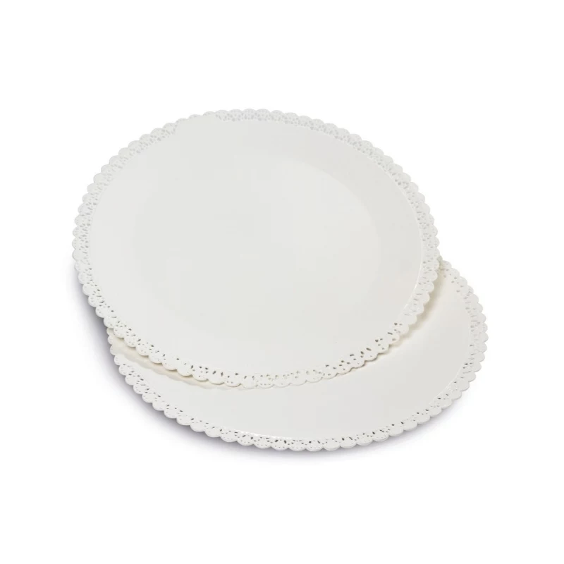 GUARDINI sottobicchieri decorativi in plastica 2 pz. Easy Bake Ø32cm