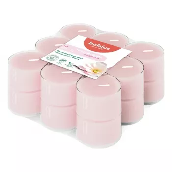 BOLSIUS True Scents lumini profumati magnolia – 18 pezzi, 4 ore di durata