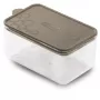 GIOSTYLE Con.Tengo ciotola rettangolare per animali domestici S 0,7L grigio-marrone