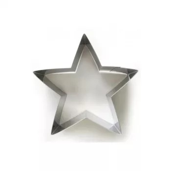GUARDINI stampo per torta stella di Natale 20 x 20 cm stampo antiaderente in acciaio al carbonio