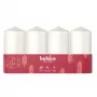 BOLSIUS candela cilindro 4 pz. Ø100x48mm bianco