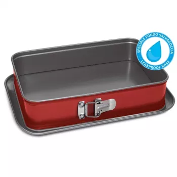 GUARDINI Rossana teglia rettangolare 19x28x7cm antiaderente acciaio Hi-Top