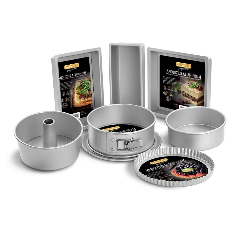 GUARDINI Professional Stampo rotondo per torte, Ø20 x 7,5 cm, alluminio anodizzato