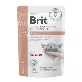 BRIT VD Renal Cat Pouch - cibo umido per gatti - 12x85g