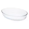 GUARDINI teglia ovale in vetro borosilicato 35x24x7 cm 3L