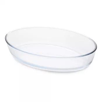 GUARDINI teglia ovale in vetro borosilicato 35x24x7 cm 3L