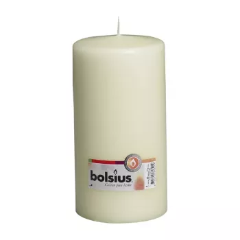 Bolsius candela cilindro Ø200x98mm beige