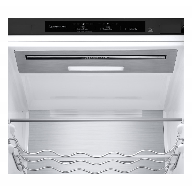 LG GBB92MCBAP combinato frigorifero-congelatore a libera installazione, 384 L, Total No Frost, nero opaco