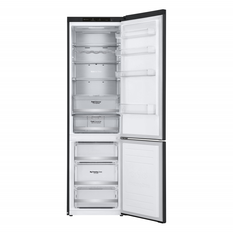 LG GBB92MCBAP combinato frigorifero-congelatore a libera installazione, 384 L, Total No Frost, nero opaco
