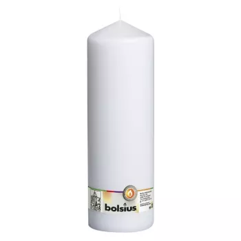 BOLSIUS candela cilindro Ø300x98mm bianco