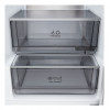 LG GBBS525APY frigorifero con congelatore in basso, 375 L Total No Frost, argento