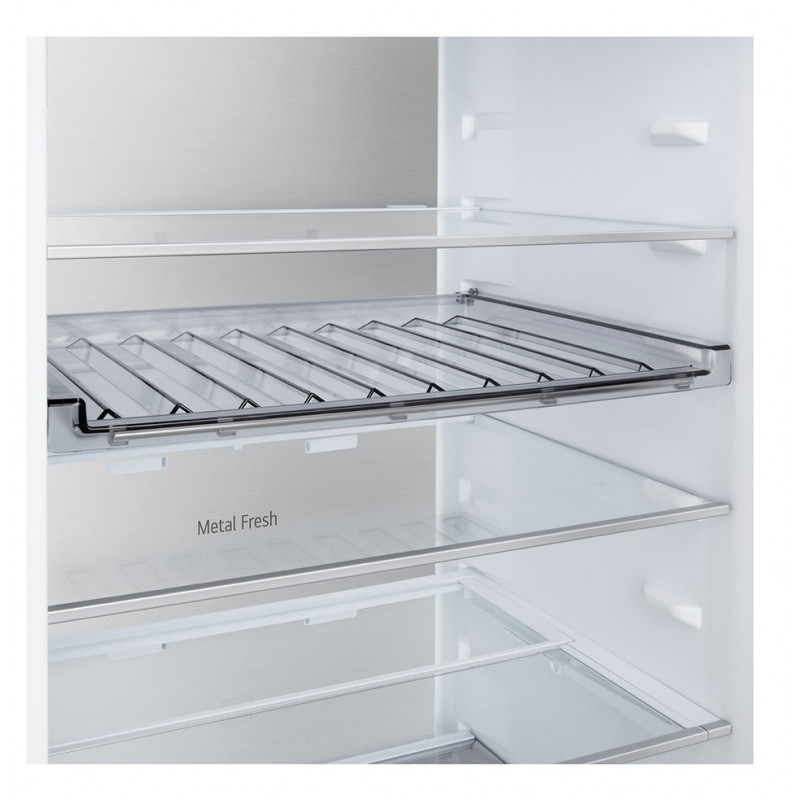 LG GBBS525APY frigorifero con congelatore in basso, 375 L Total No Frost, argento