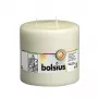 BOLSIUS candela cilindrica Mamoth con 3 stoppini Ø150x150mm beige