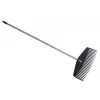 SAUBER Rastrello per foglie con manico nero 50 cm