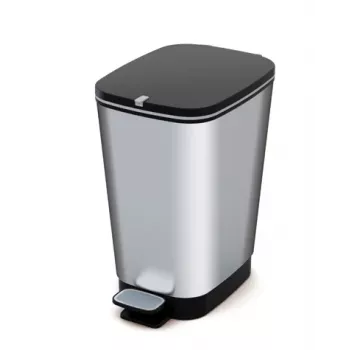 KIS Pedal Bucket Metallic Chic Bin M 25L Stahl