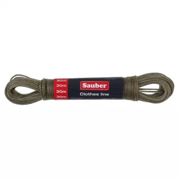 SAUBER Stendino 30 m acciaio rivestito in PVC stendino