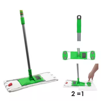 SAUBER Spazzola per pavimenti 60cm con manico telescopico