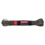 SAUBER stendino 20 m con anima in acciaio e rivestimento in PVC, bianco